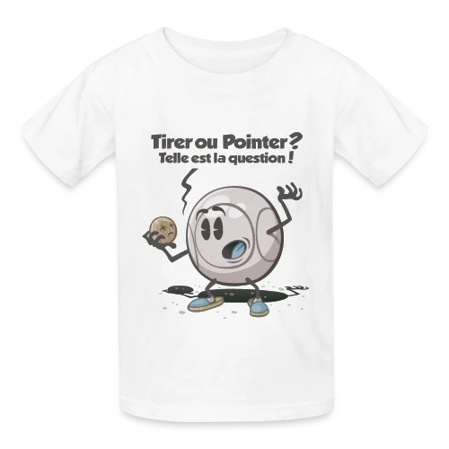 Pétanque : Tirer ou pointer ? - T-shirts Russell Enfant