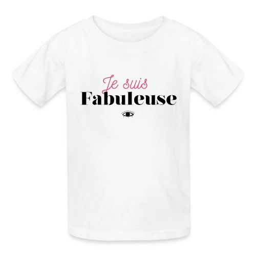 T-shirt "Je suis fabuleuse" - Affirmez votre éclat - T-shirts Russell Enfant