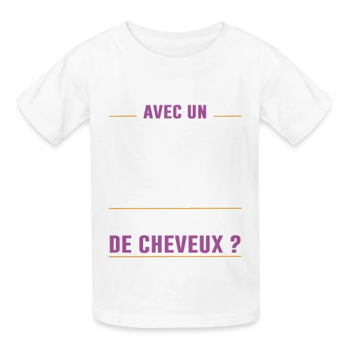Avec un Corps Pareil, qui a Besoin de Cheveux ? - Humour Chauve - T-shirts Russell Enfant