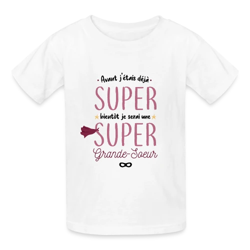 Bientôt Grande Sœur Super Héros - T-shirts Russell Enfant