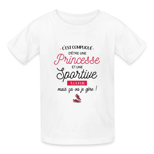 Princesse Sportive : Je Gère ! - T-shirts Russell Enfant