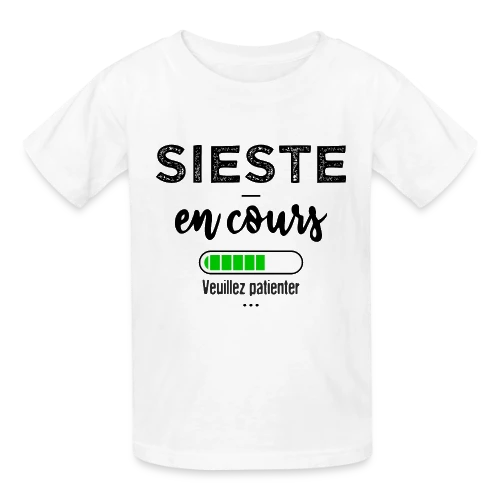 Sieste en cours, ne pas déranger ! - T-shirts Russell Enfant