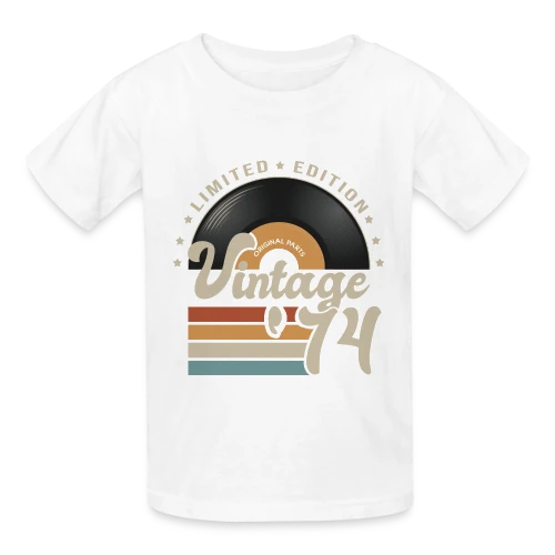 Vinyle Vintage 1974 – Anniversaire 49 ans - T-shirts Russell Enfant