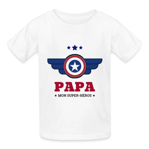 T-shirt Super Papa Héros - T-shirts Russell Enfant