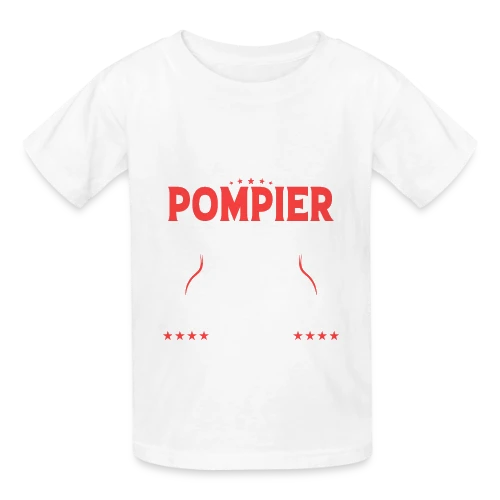 Pompier en Couple - Laissez-moi Demander à Ma Femme ! Humour - T-shirts Russell Enfant