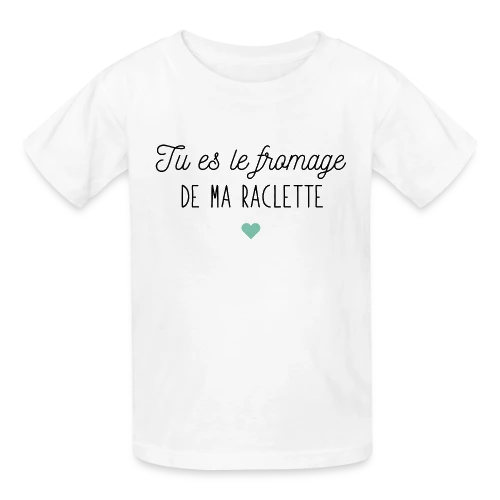 Tu es le Fromage de ma Raclette : Déclaration Gourmande - T-shirts Russell Enfant