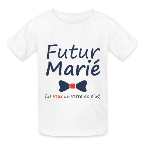 Futur Marié Verre de Plus - T-shirts Russell Enfant
