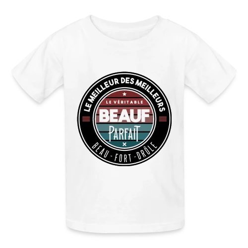 Le Véritable Beauf Parfait : Le T-shirt Humour Homme - T-shirts Russell Enfant