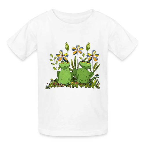 Craquant Motif Grenouille - T-shirts Russell Enfant