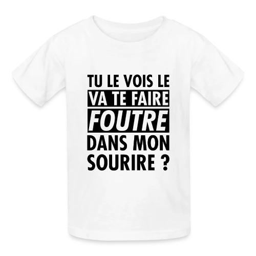 L'?il Qui Dit Tout : "Va te faire foutre ?" - T-shirts Russell Enfant