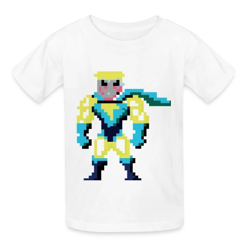 Super-Héros Pixel Franck - T-shirts Russell Enfant