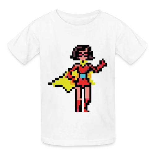 Super-Héroïne Rétro Mag - T-shirts Russell Enfant