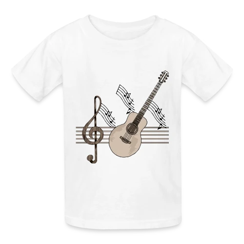 Guitare Passion Musique - T-shirts Russell Enfant