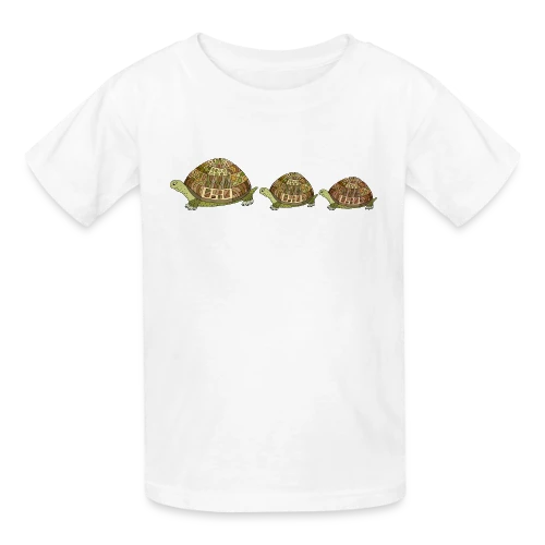 Design Tortue Aquatique - T-shirts Russell Enfant