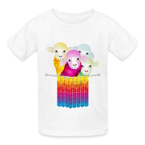 Mouton Tricoteur Rigolo - T-shirts Russell Enfant