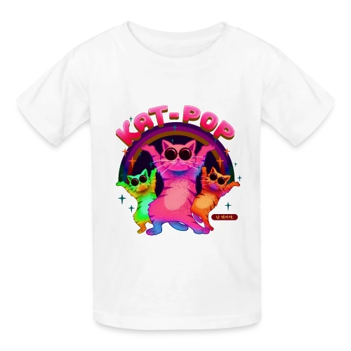 K-Pop Félins en Folie - T-shirts Russell Enfant