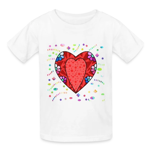Cœur Tendance - T-shirts Russell Enfant