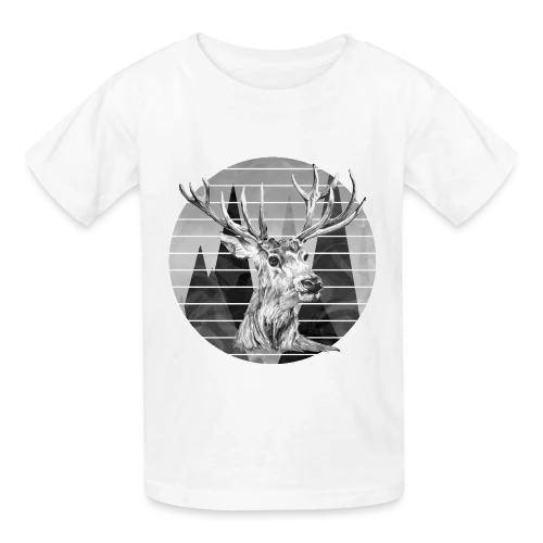 Cerf Majestueux - T-shirts Russell Enfant