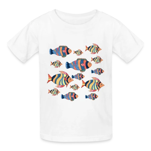 Passion Pêche : L'Esprit du Poisson - T-shirts Russell Enfant