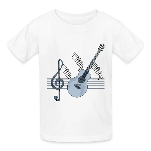 Mélodie Guitare - T-shirts Russell Enfant