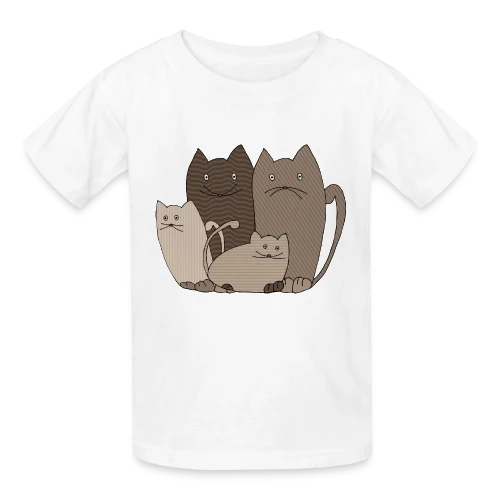 Le Chat Mignon - T-shirts Russell Enfant
