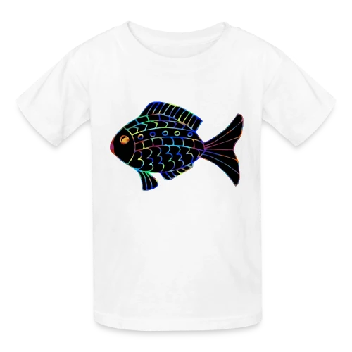 Passion Pêcheur - Motif Poisson - T-shirts Russell Enfant