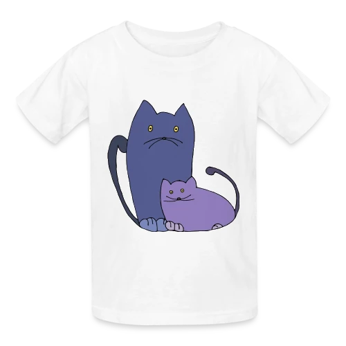 Amour Félin - T-shirts Russell Enfant