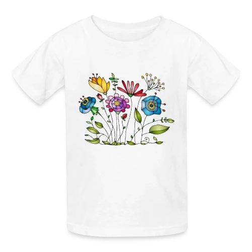 Douceur Florale - T-shirts Russell Enfant