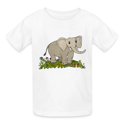 L'Éléphant Majestueux - T-shirts Russell Enfant