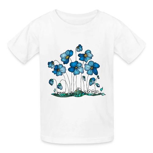 Harmonie Florale - T-shirts Russell Enfant