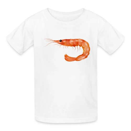 Crevette Rose Scampi Style Croquis - T-shirts Russell Enfant