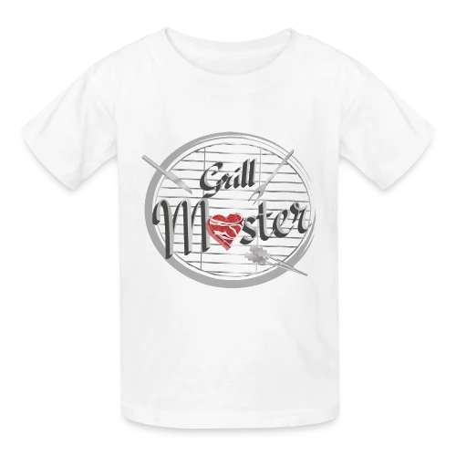 Maître du Grill Cœur - T-shirts Russell Enfant