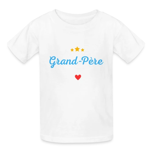 Grand-Père d'Amour : Personnalisé avec Noms des Petits-Enfants - T-shirts Russell Enfant