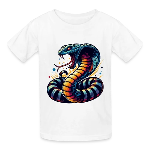 T-shirt Cobra Vibrant : Style Sauvage et Énergique - T-shirts Russell Enfant