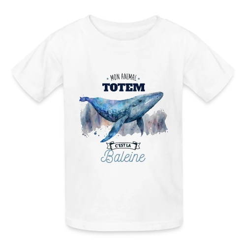 La Baleine, Mon Animal Totem - T-shirts Russell Enfant