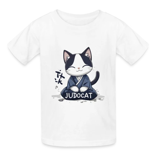 JUDOCAT: Le chat manga judoka - T-shirts Russell Enfant