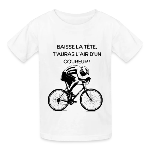 Cyclisme Humour - Design Minimaliste Vélo - T-shirts Russell Enfant