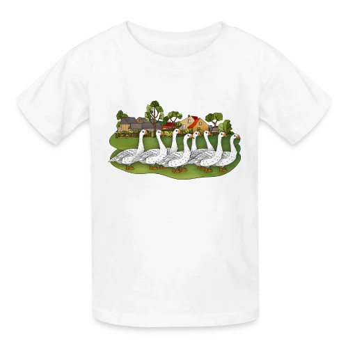 L'Oie Élégante - T-shirts Russell Enfant