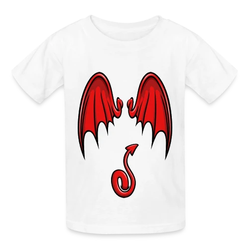 Ailes & Queue de Diable Cartoon - T-shirts Russell Enfant