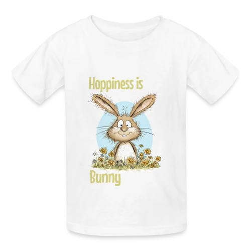 Lapin Printanier et Pâques - T-shirts Russell Enfant
