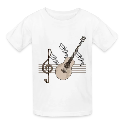 Guitare Addict - T-shirts Russell Enfant