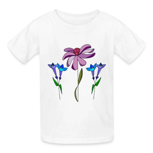 Éclat Floral - T-shirts Russell Enfant