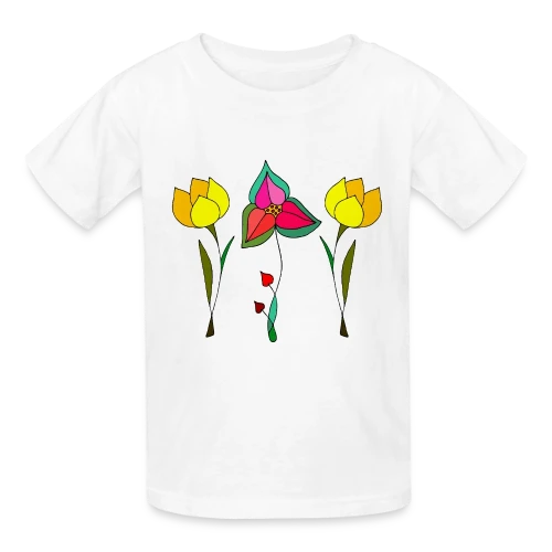 Jardin Fleuri Délicat - T-shirts Russell Enfant