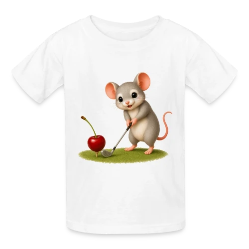 La Souris Golfeuse - T-shirts Russell Enfant
