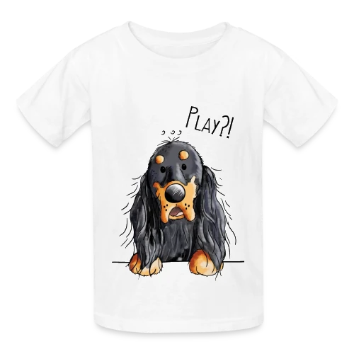 Gordon Setter Rigolo Style BD - T-shirts Russell Enfant