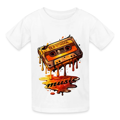 T-shirt Rétro Cassette Audio : L'Esprit 80s - T-shirts Russell Enfant