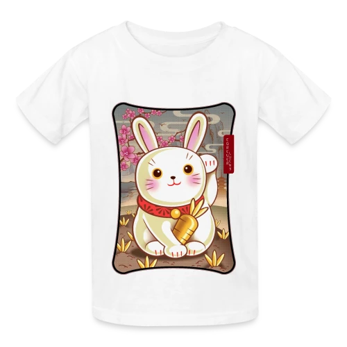 Lapin de la Chance Zen - T-shirts Russell Enfant