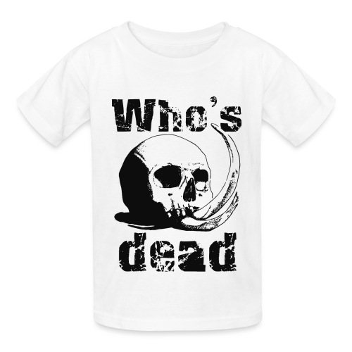 Who's dead - Black - Maglietta per bambini di Russell