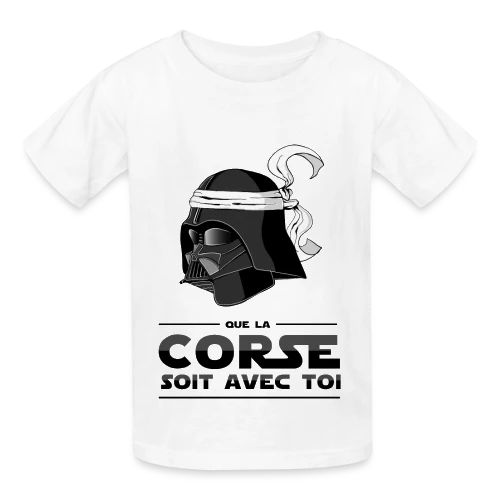 Dark Vador Corse Humour - T-shirts Russell Enfant