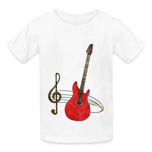 T-shirt Guitare Passion - T-shirts Russell Enfant